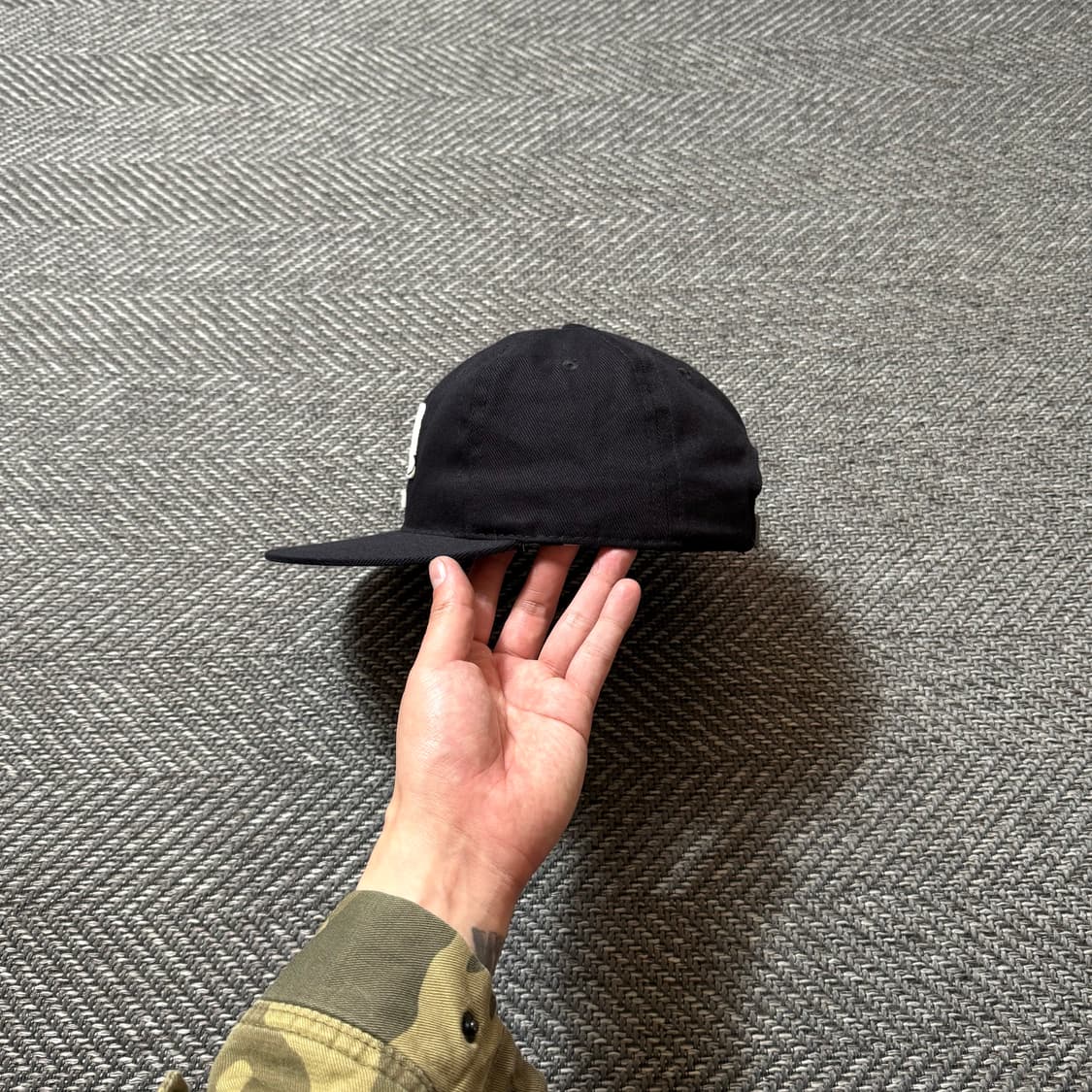 90s 이벳필드 미국제 LA엔젤스 베이스볼 캡 모자 상품이미지3