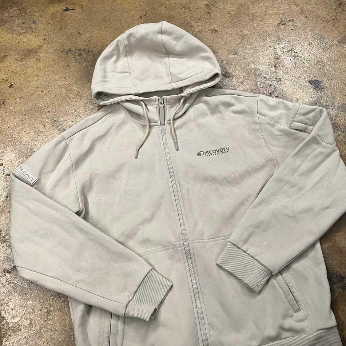 [정품/105] 디스커버리 익스페디션 후드 집업 아이보리 b19 상품이미지1