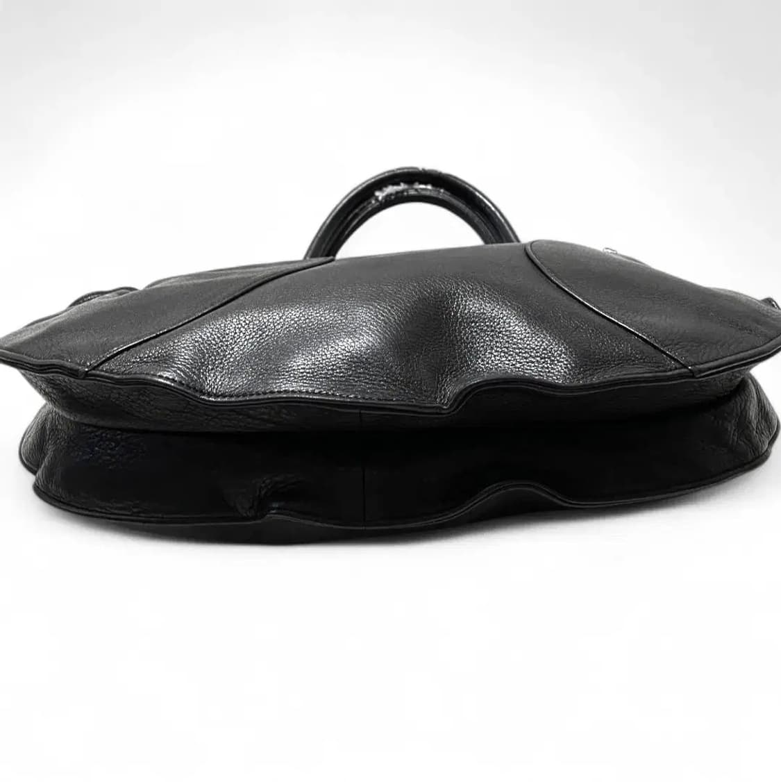 미키아모 킵레더 라운드 토트백 준야 꼼데 요지같은 재패니즈 브랜드 상품이미지5