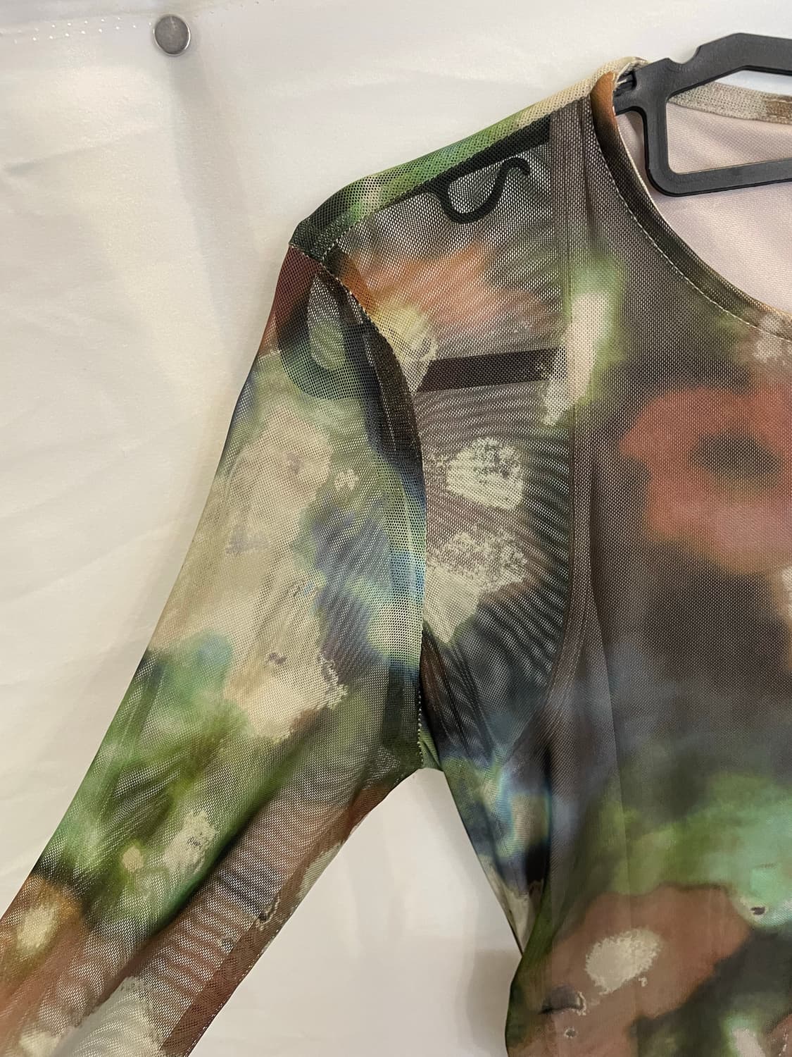 ZARA 망사 프린트 롱원피스 상품이미지2