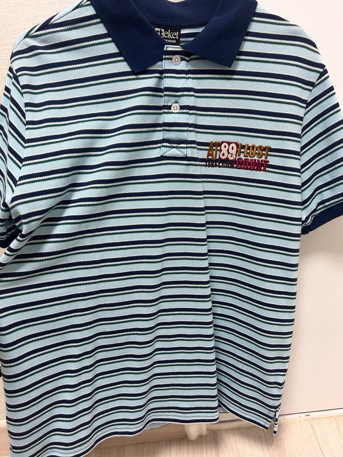 테켓 로스트 카운트 폴로(sky blue) s 상품이미지1