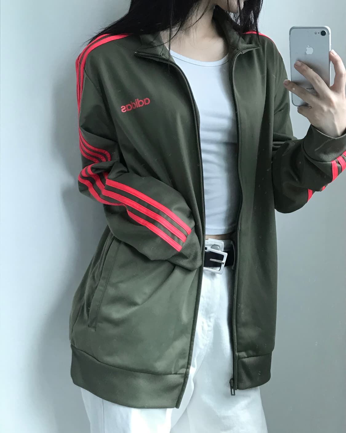 Adidas 아디다스 카키 트랙탑 상품이미지2
