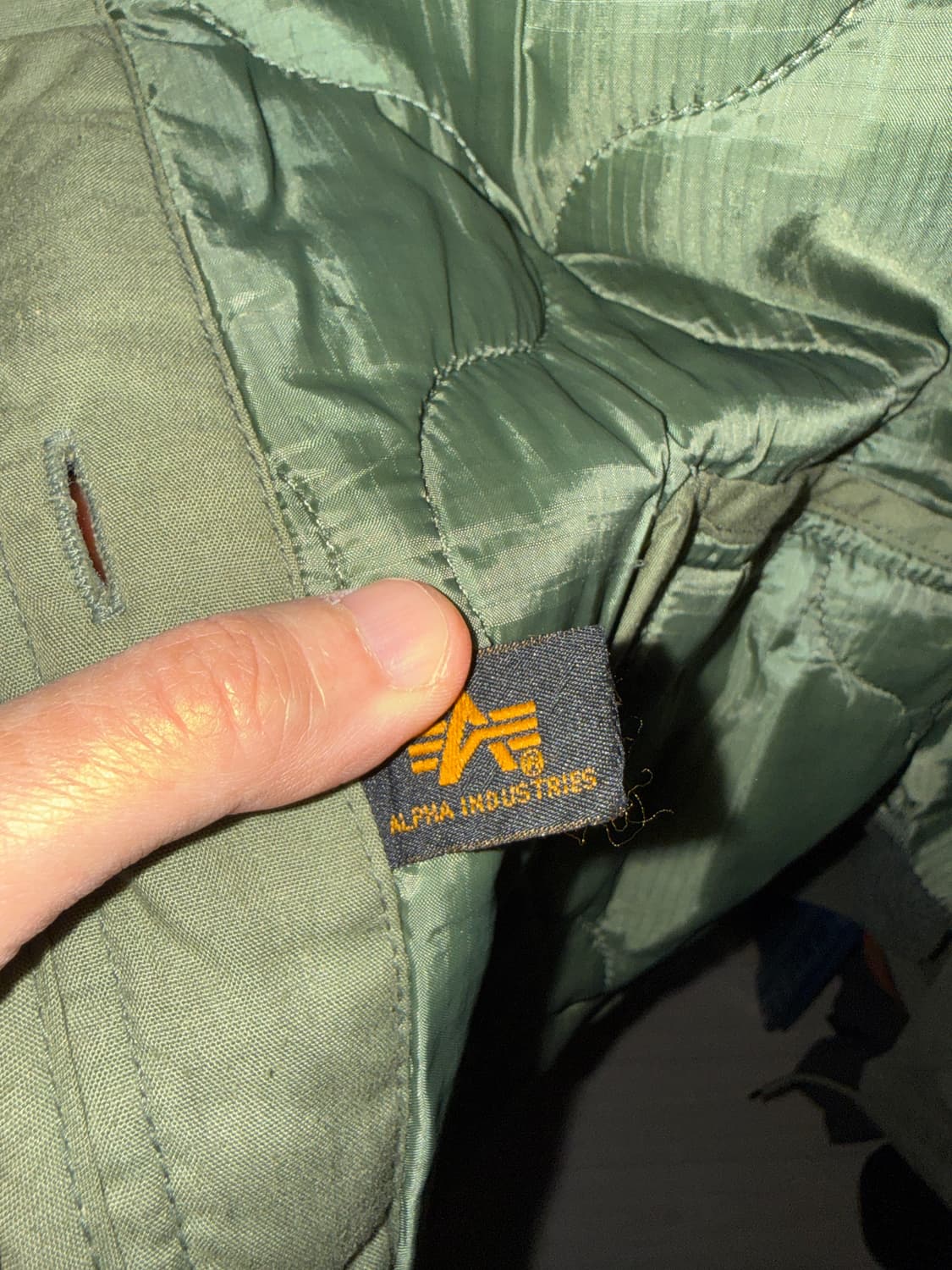 알파인더스트리 라이너 경량패딩 깔깔이 XS 상품이미지2