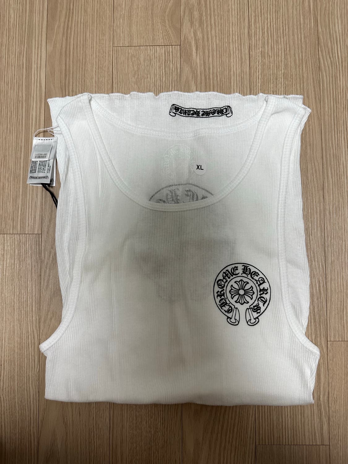 크롬하츠 홀스슈 나시 화이트 XL 새상품 상품이미지1