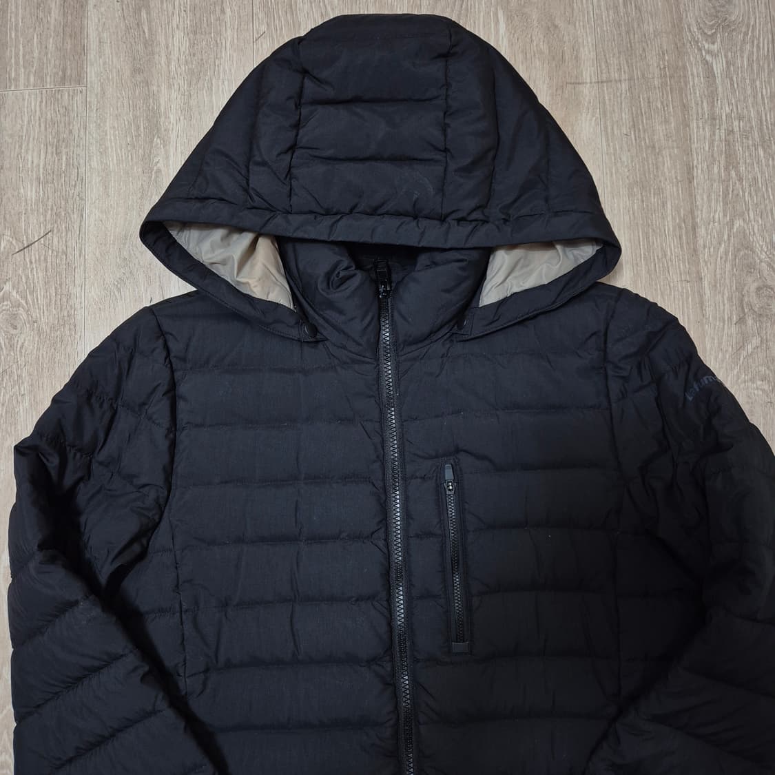 라푸마 여성 프리미엄 구스다운 후드 경량 롱패딩 M(95) 상품이미지2