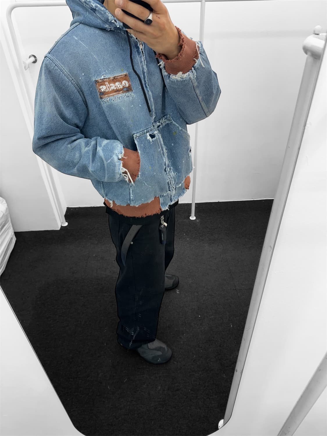 빈티지 데님 워크자켓 상품이미지2