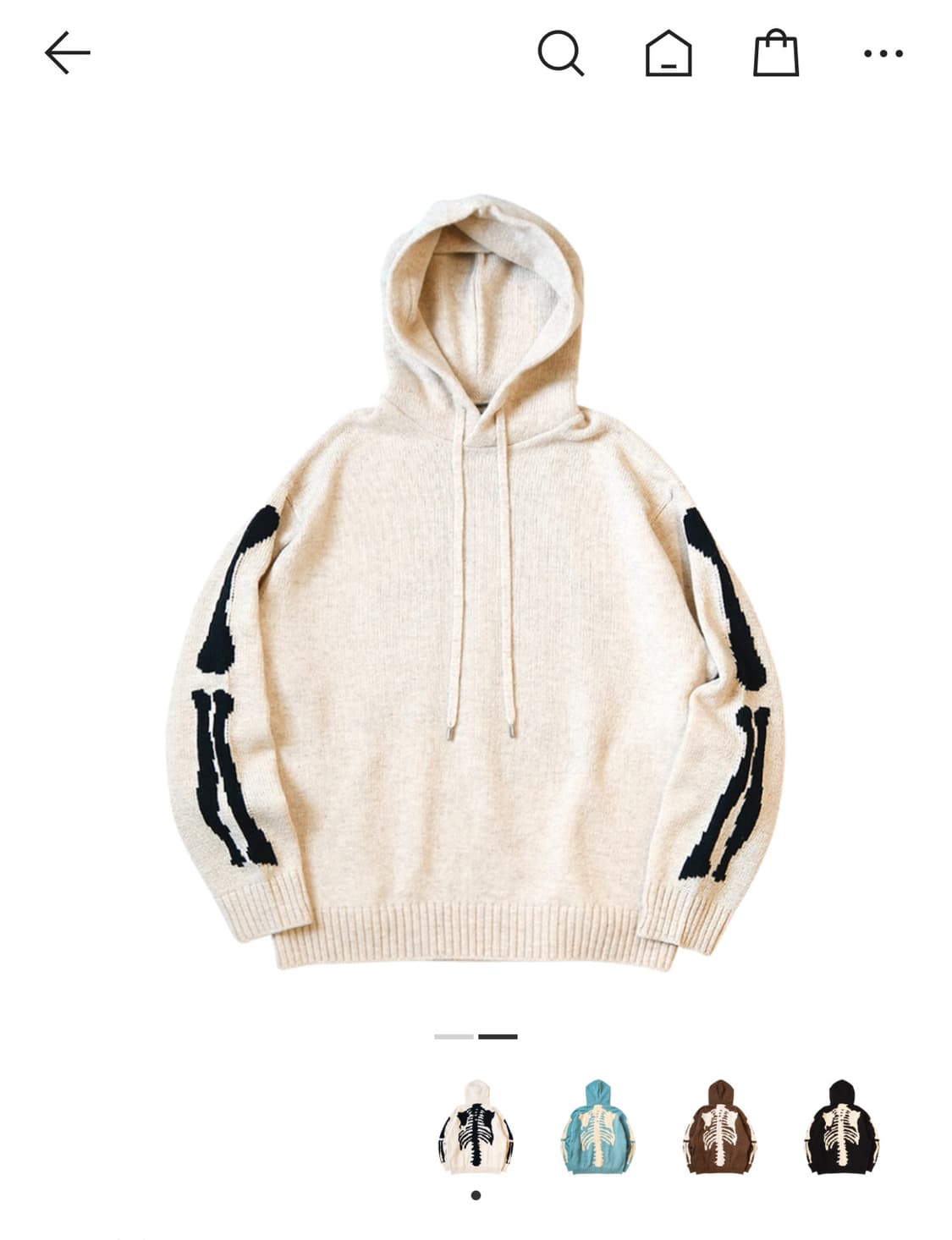 캐피탈 5G 울 본 후드 스웨터 키나리 상품이미지1