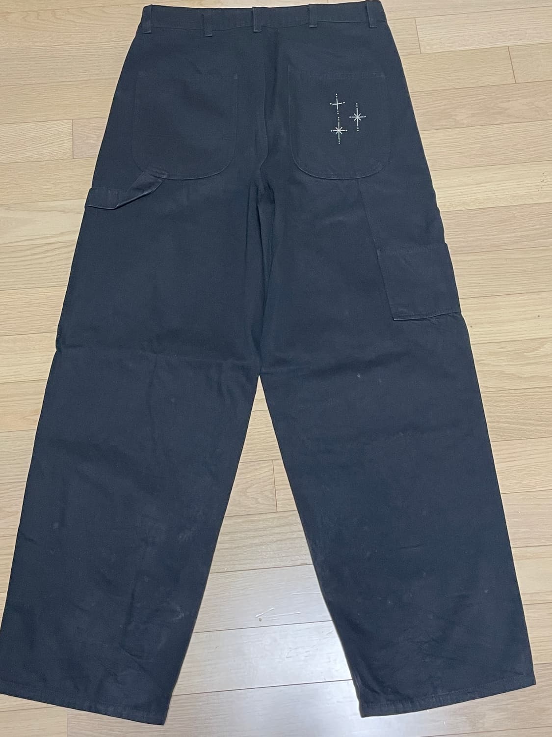 아오이로 Fake Stud Cutted Double Knee Pants 상품이미지2