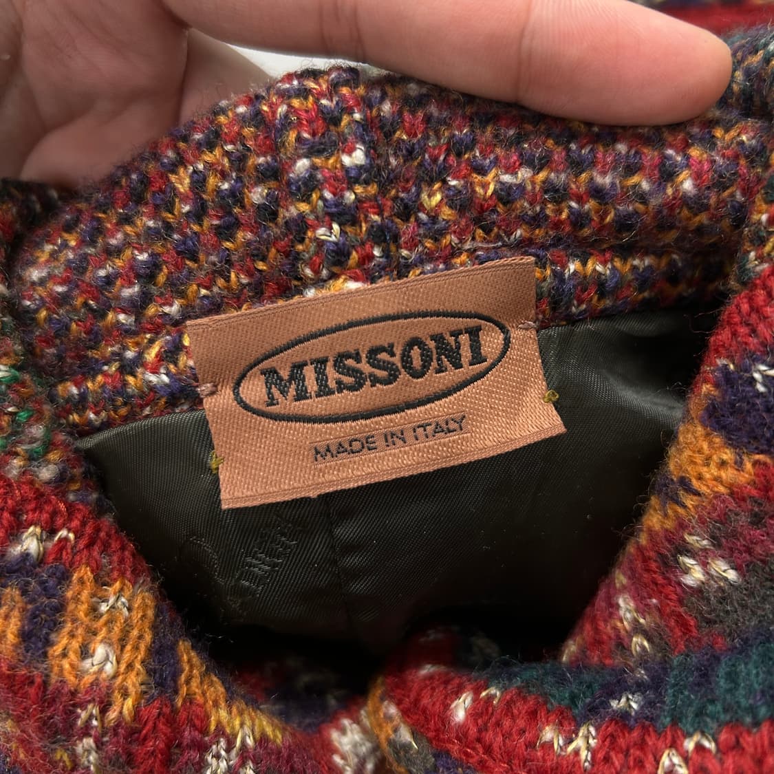 미쏘니 라나울 크리스마스 니트 코트(S) 상품이미지2