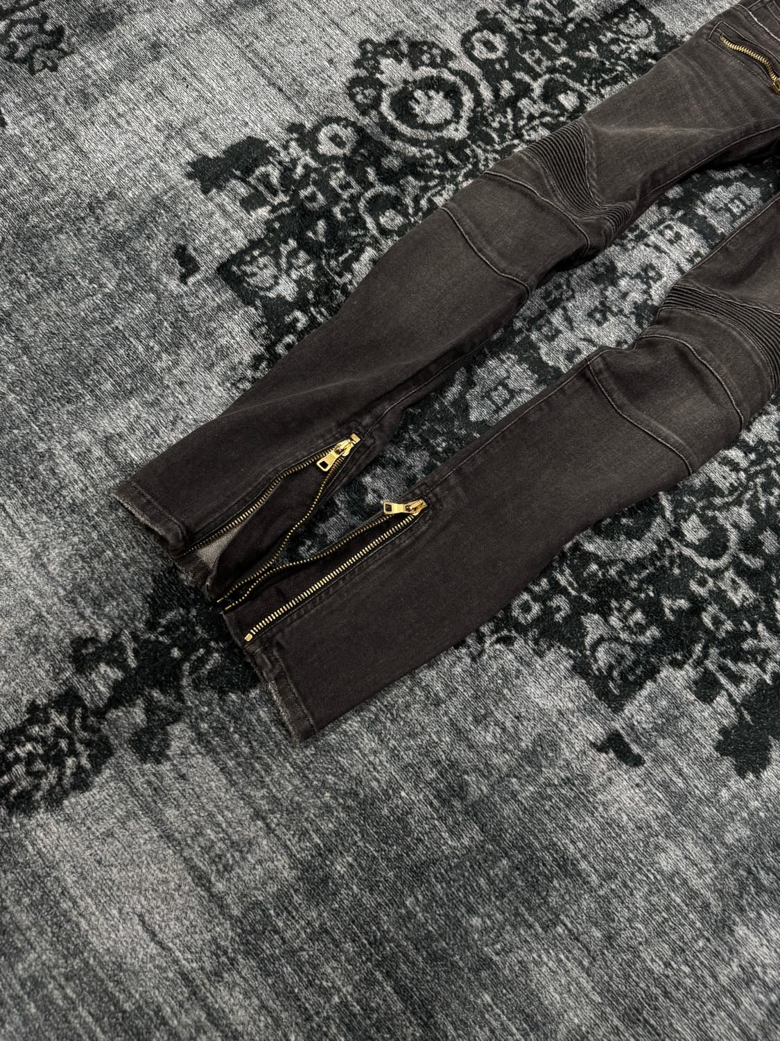 Balmain 16ss zipper slim biker pants 상품이미지6