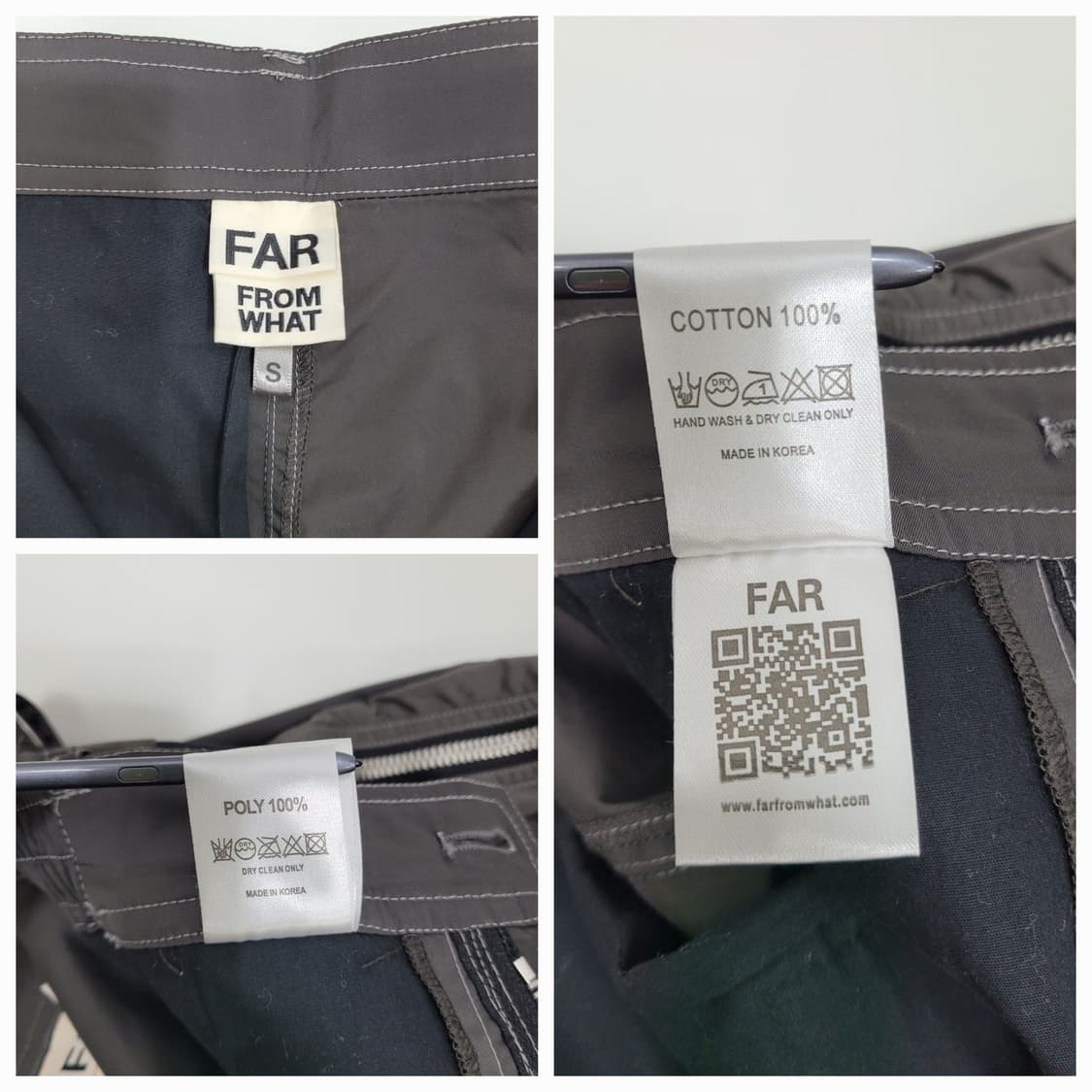FAR FROM WHAT 파프롬왓 지퍼 트랙 팬츠 / 남 S 진그레이
 상품이미지9