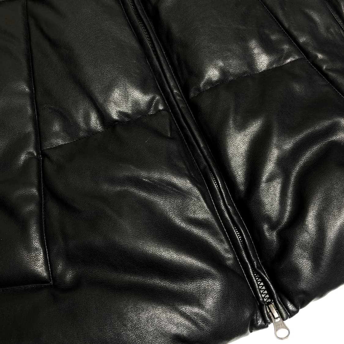 세컨드모노 레더 숏패딩 m 상품이미지6