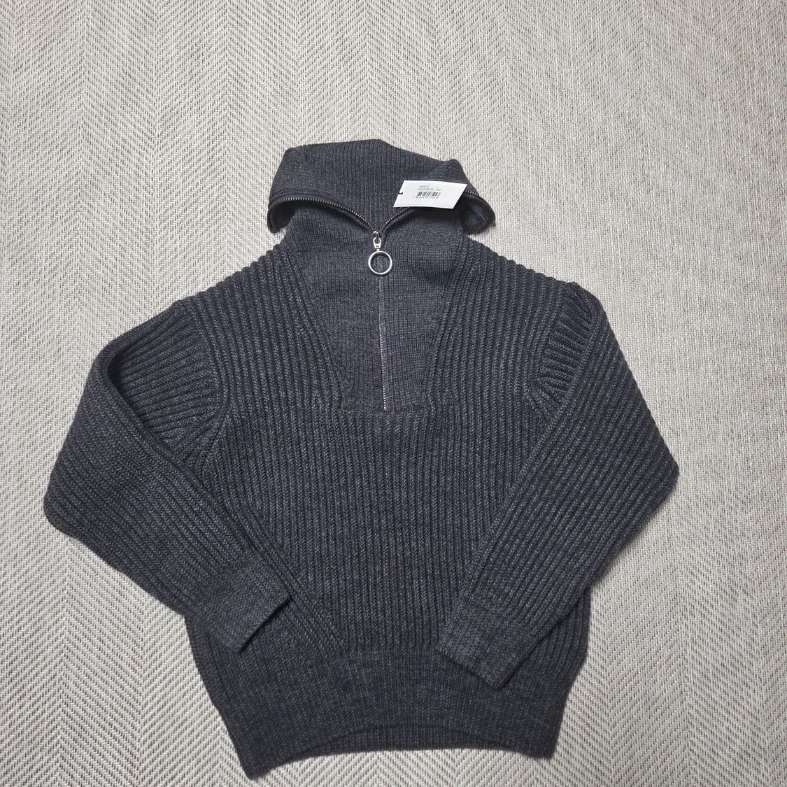 [정해인 착용]아미 버진울 하프집업 상품이미지2