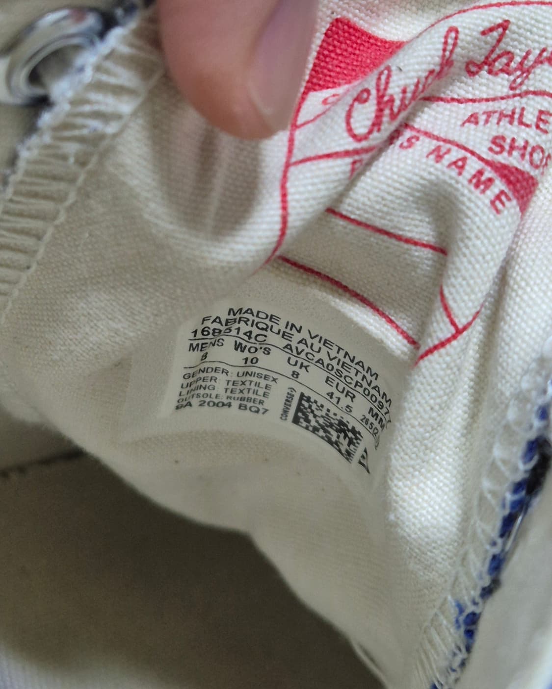 컨버스 척테일러 70 로우 러쉬 블루 265사이즈 상품이미지5