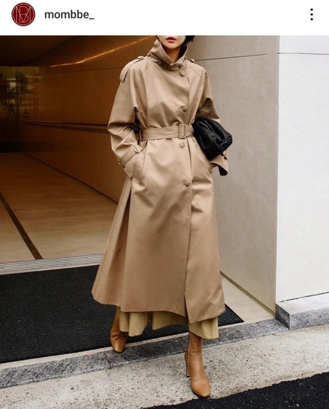 몸빼 롱 트렌치코트 상품이미지3