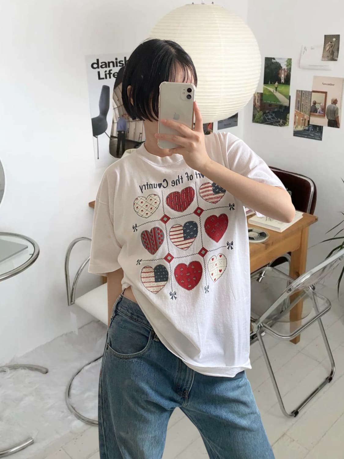 프린팅 1/2 티셔츠 (Man M) 상품이미지1