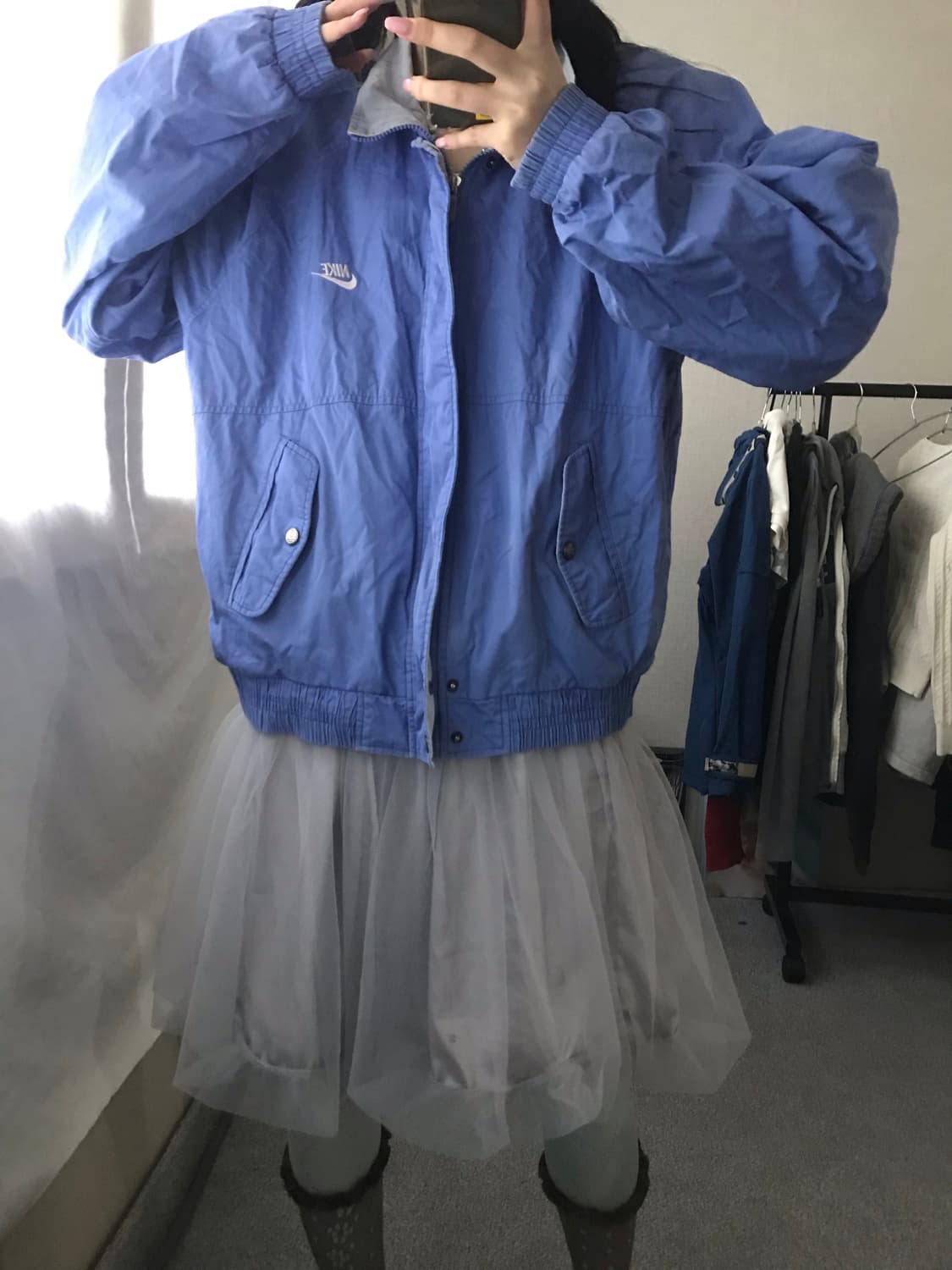 나이키 연하늘 바람막이 상품이미지5