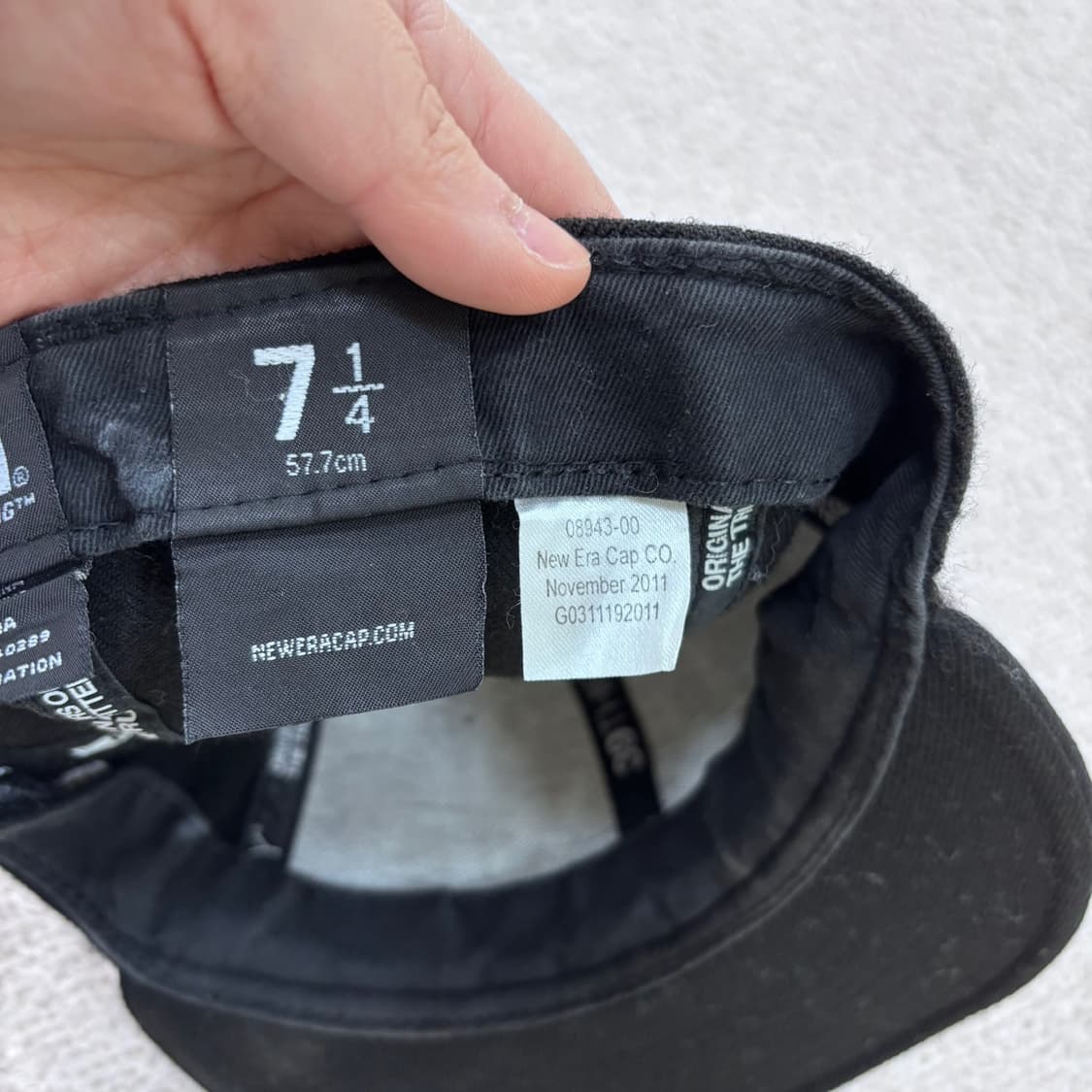 7 1/4 뉴에라 로고 스냅백 볼캡 0415E 상품이미지7