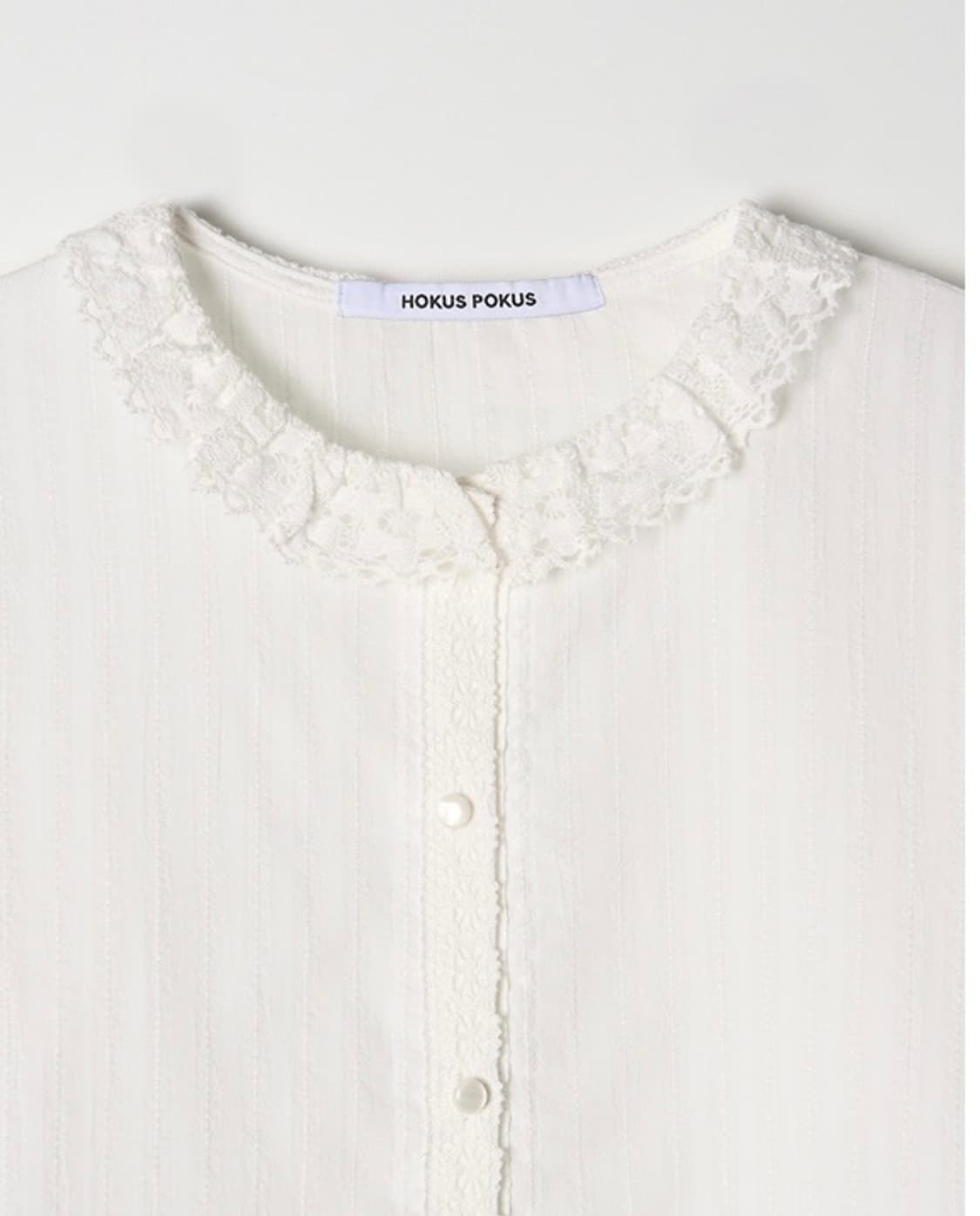 호쿠스포쿠스 소넷 레이스 블라우스 sonnet lace blouse 남방 상품이미지5