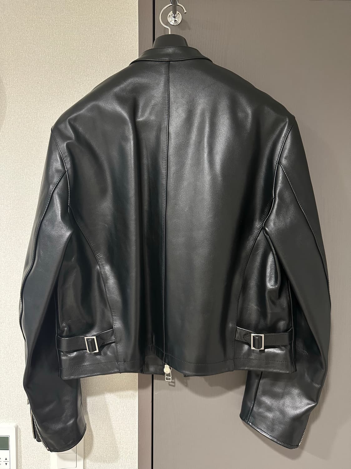 토니웩 레더 카프 레이서 블루종 자켓  L 사이즈 상품이미지7