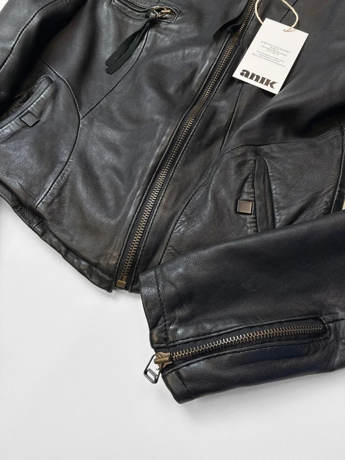 90's Vintage Leater Balero 양가죽 자켓 PN5538 상품이미지3