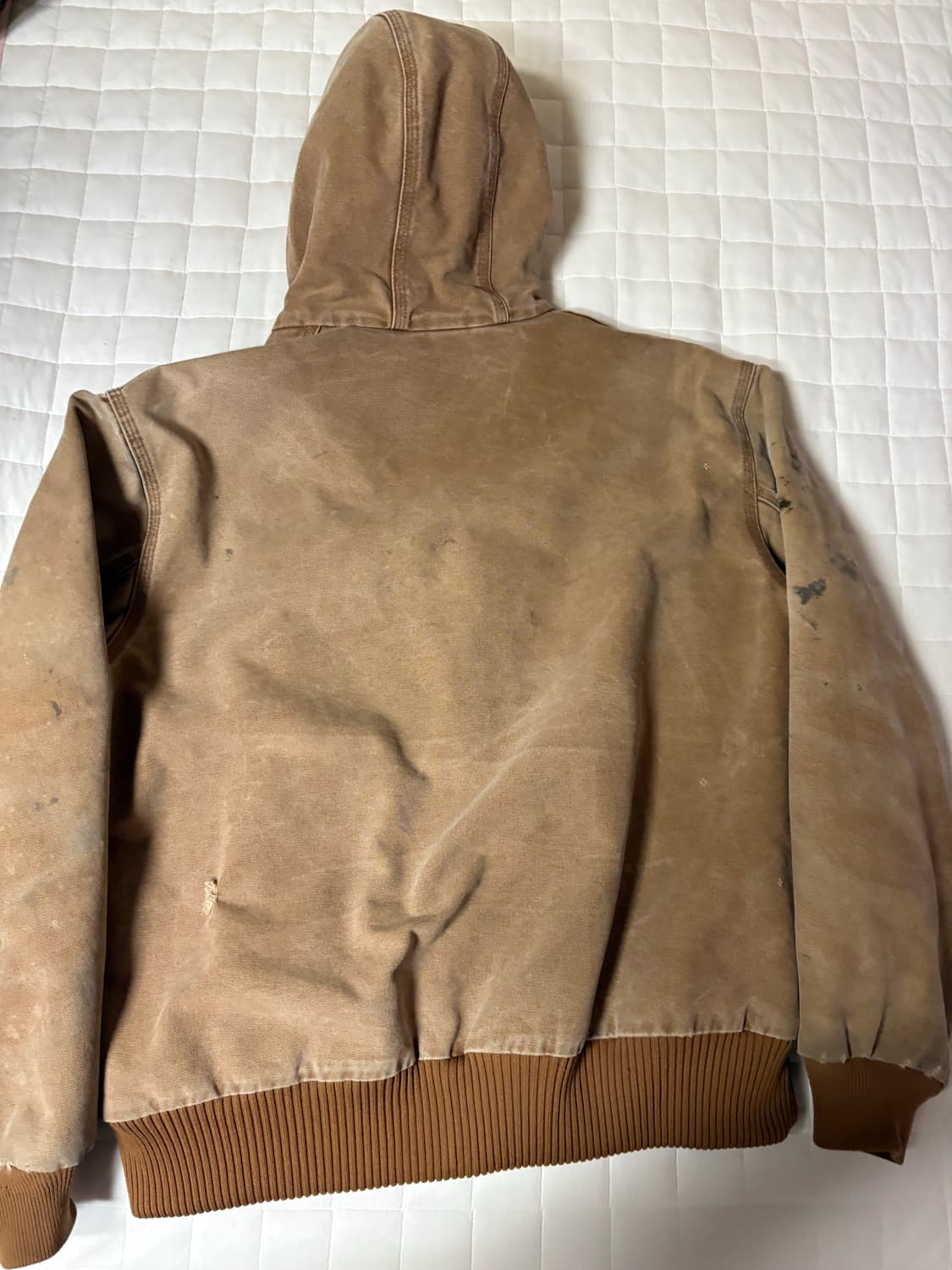 빈티지 칼하트 덕 엑티브 j130자켓 상품이미지4