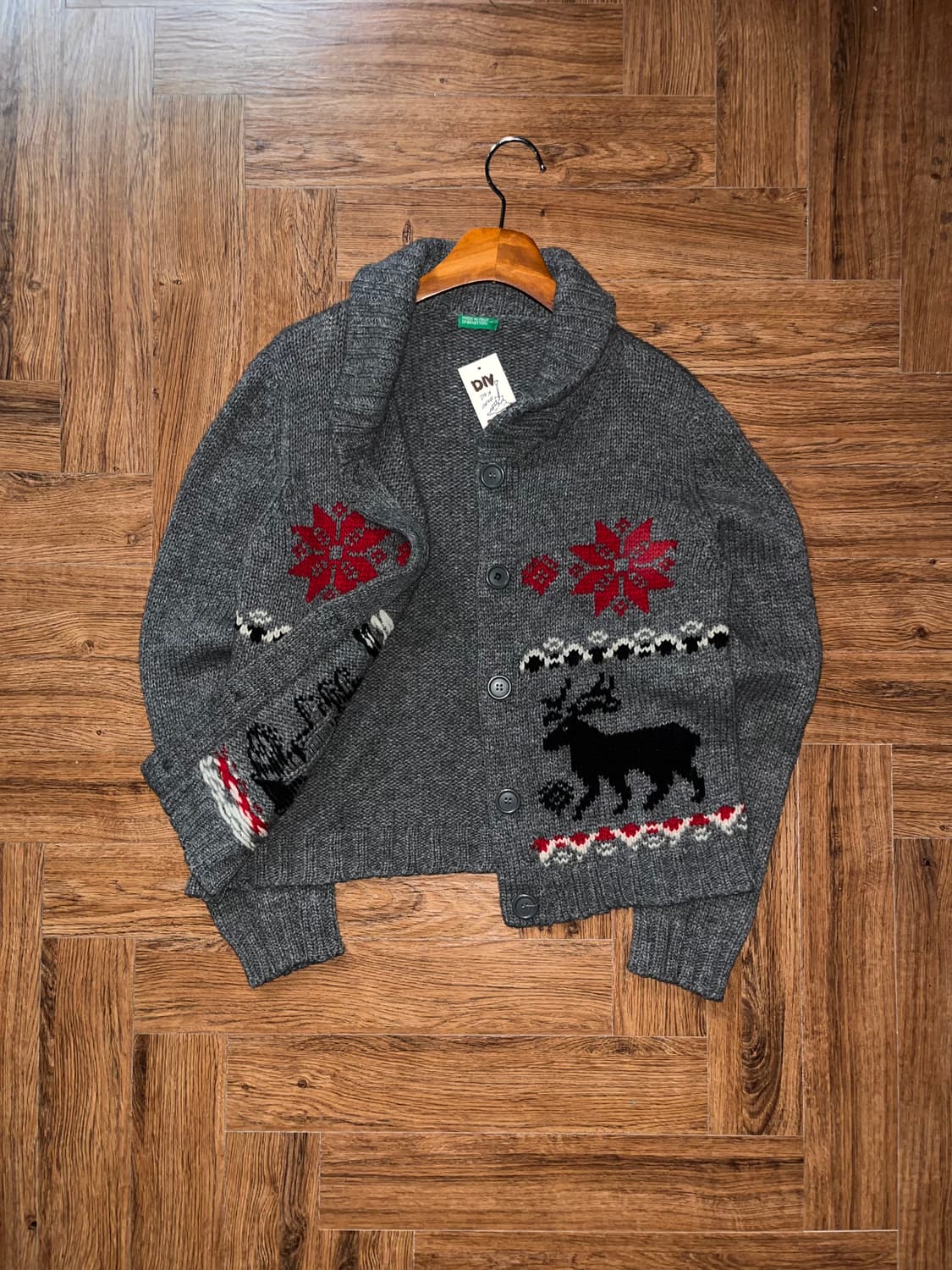 빈티지 모 니트 가디건 상품이미지5