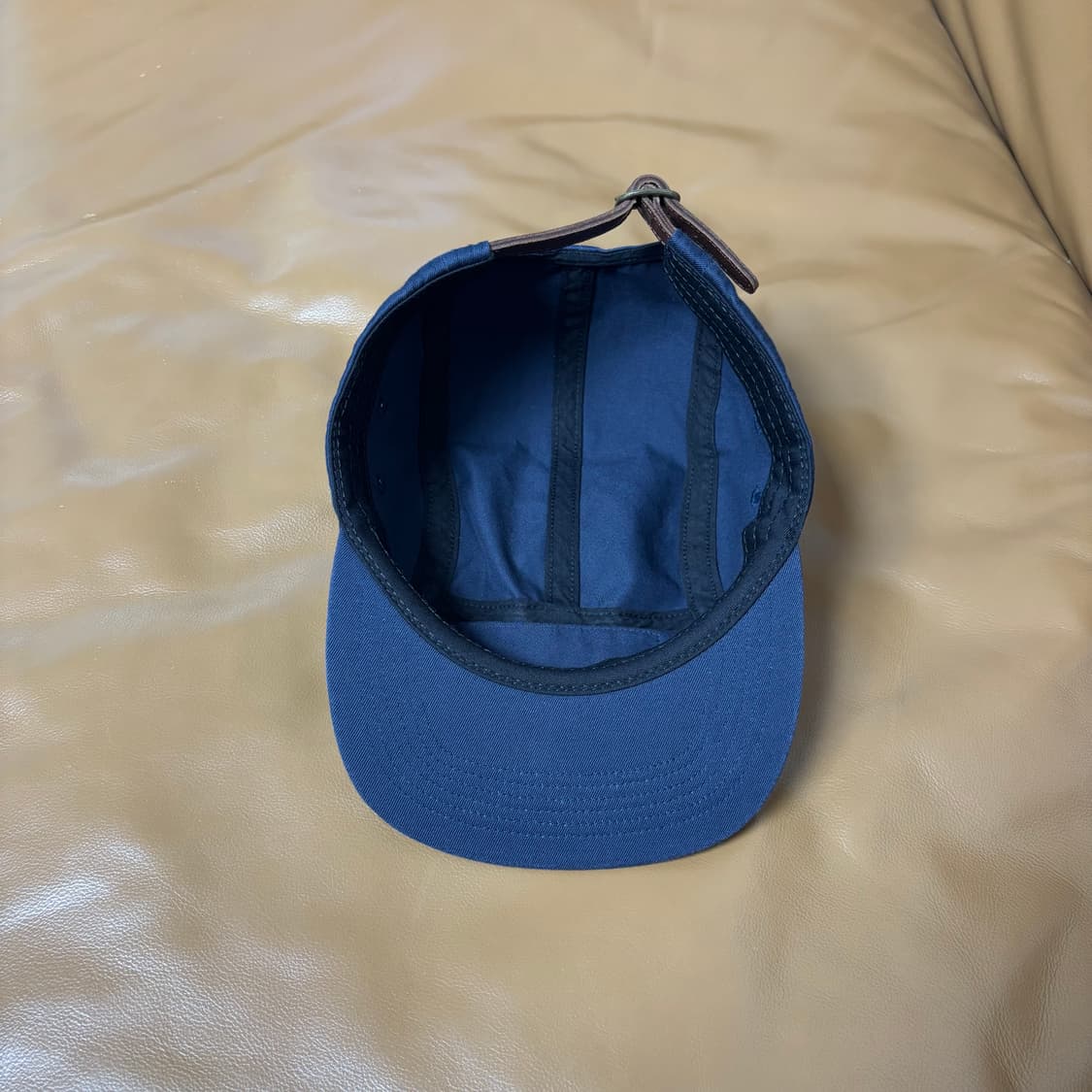 Supreme 슈프림 네이비 레드 박스로고 캠프캡 모자 (Navy) 상품이미지6