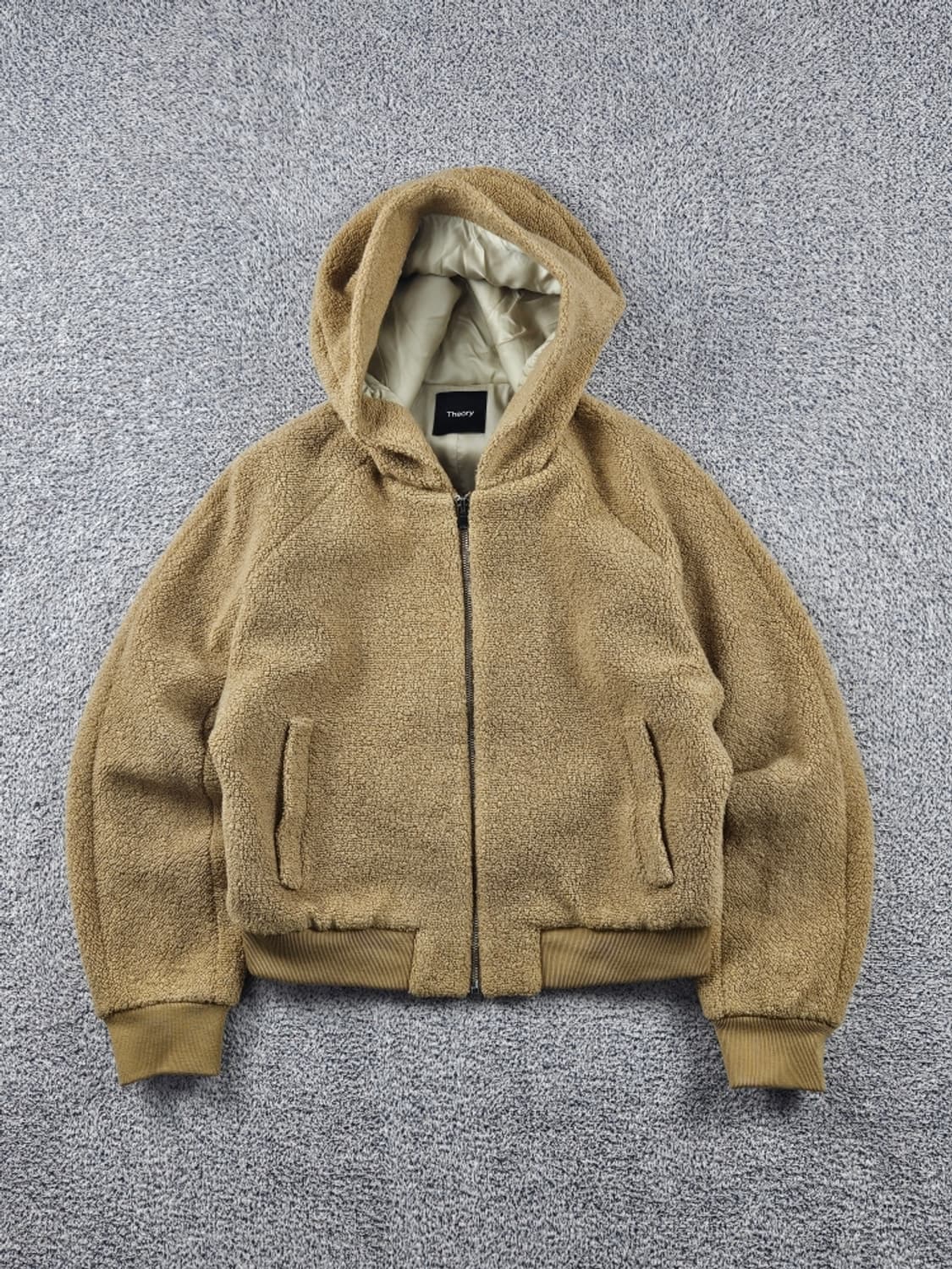 띠어리 부클 플리스 크롭 후드 집업 ( S ) / 11279 상품이미지1