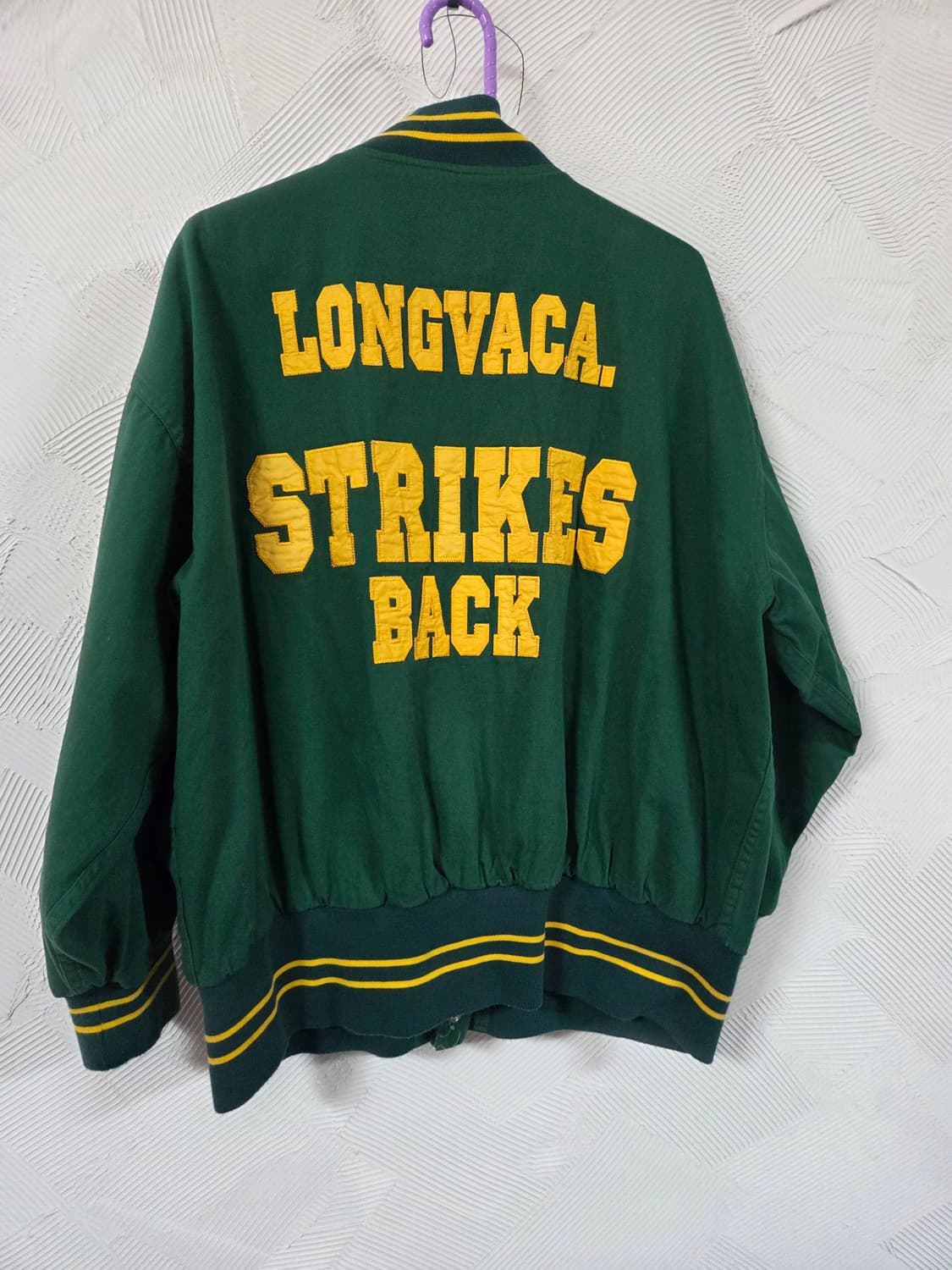 롱바케(Longvaca)의 마스터 딥 그린 바시티 자켓 상품이미지2