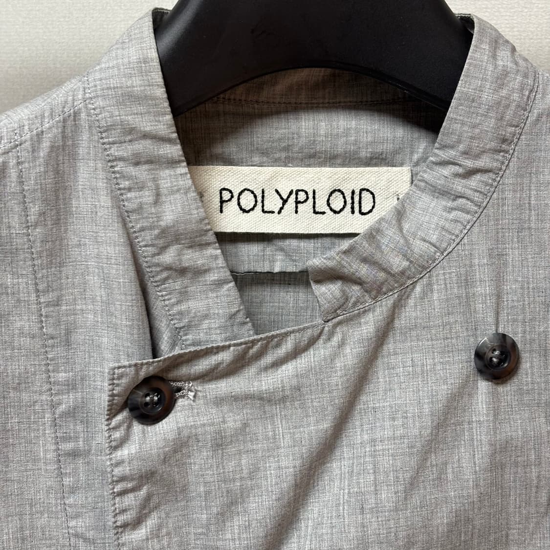 3) POLYPLOID 폴리플로이드 스탠드 카라 더블 셔츠 상품이미지2