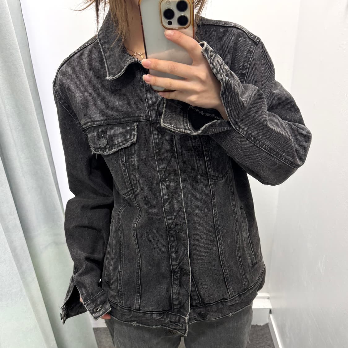 Bershka 흑청자켓 상품이미지2