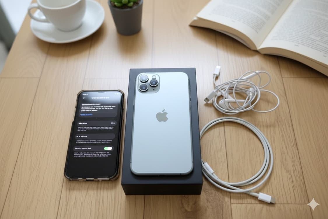 아이폰11 pro 미드나잇그린 256g 판매합니다 상품이미지1