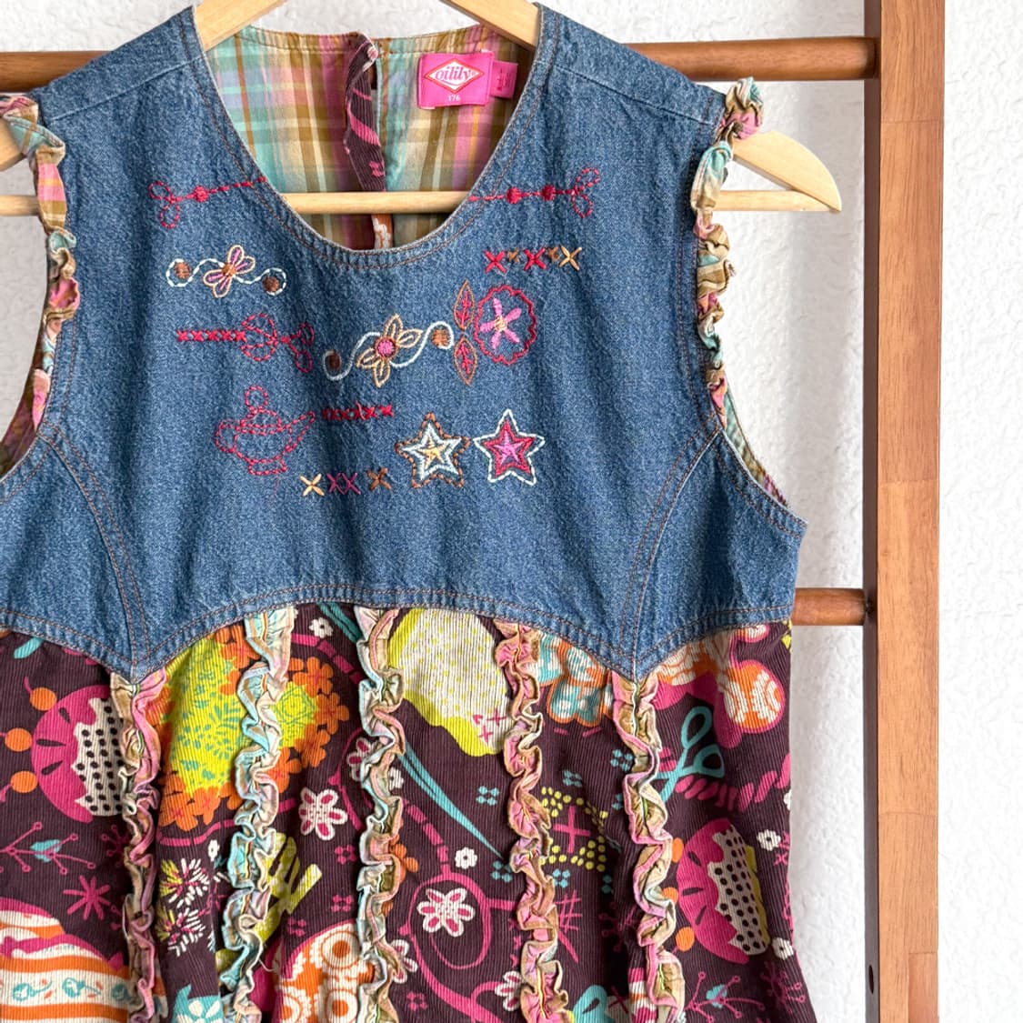 [Oilily] 컬러북 데님 패치 원피스 상품이미지2