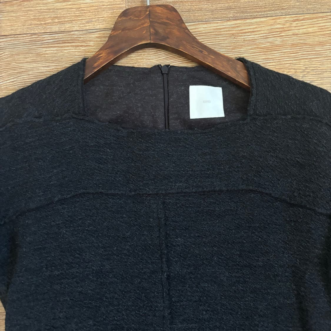 KUHO 구호 원피스 85 투톤 미니멀 슬림 실루엣 입체 상품이미지7