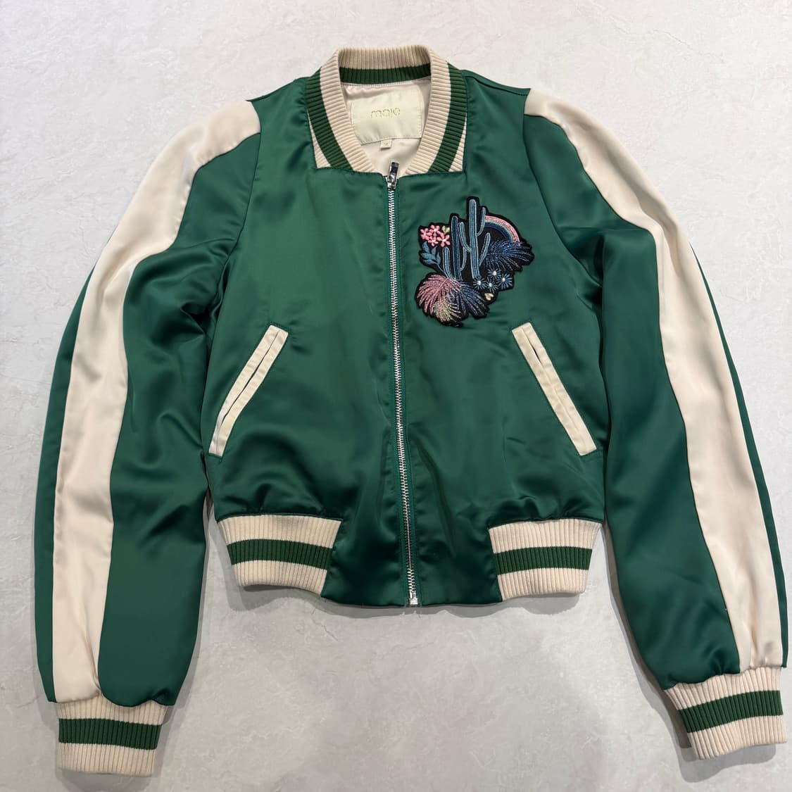 Maje 실크 스타디움 자켓 상품이미지1