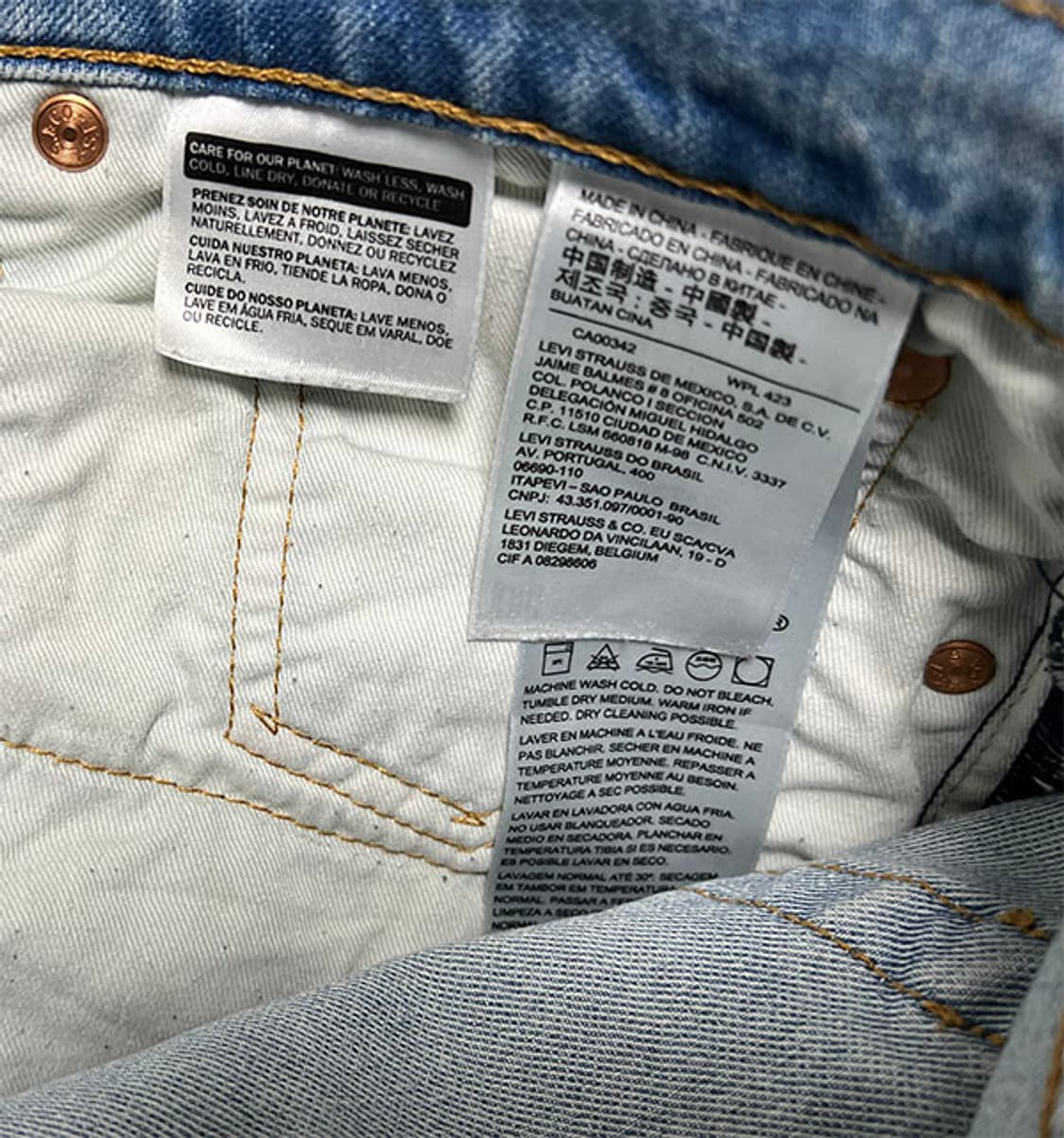 리바이스512 프리미엄 빅E 남자청바지 스키니진 춘추 캐주얼 M 31 상품이미지6