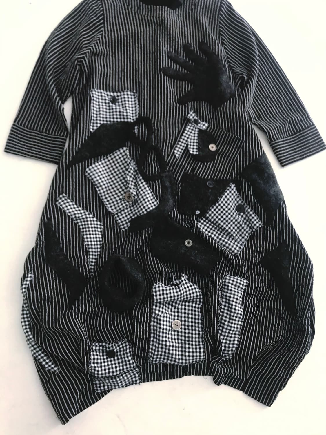 Custom) Stripe pocket mix long onepiece 상품이미지10