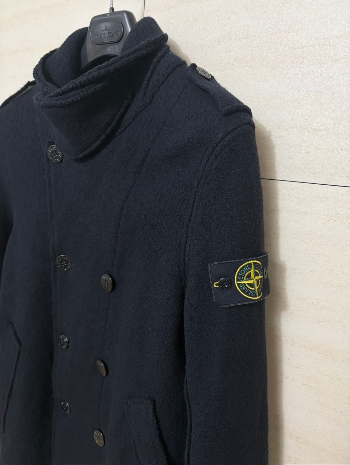 스톤아일랜드 아카이브 피코트 정품 블랙 상품이미지4