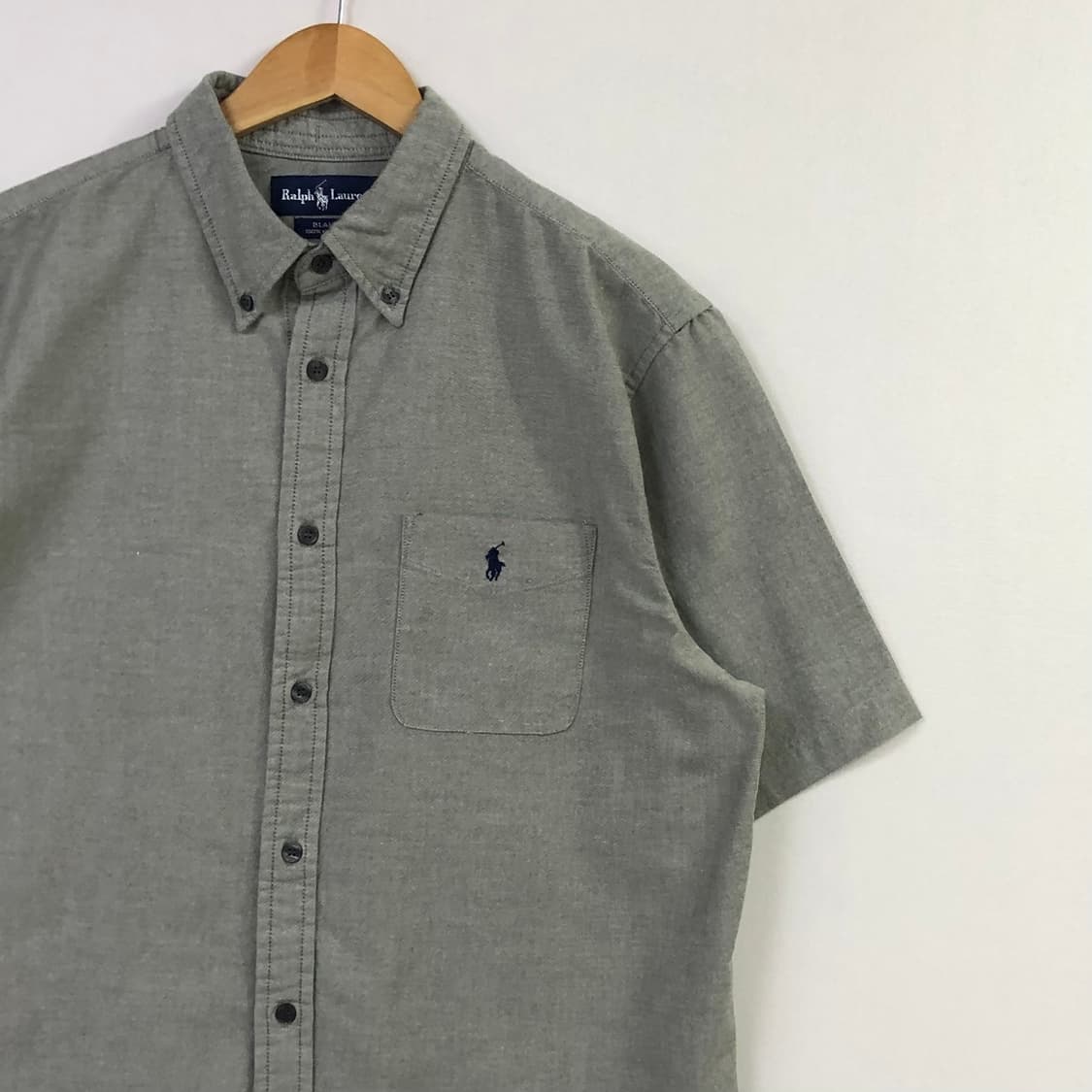 L 폴로 옥스포드 솔리드 셔츠 상품이미지1