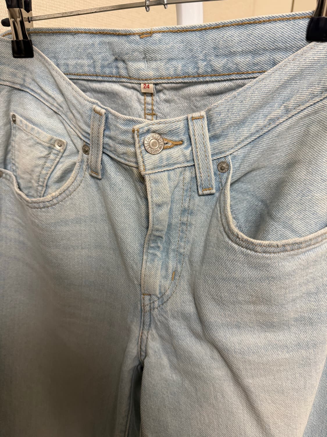 리바이스 levis 배기 하이 워터 진 24사이즈 상품이미지7