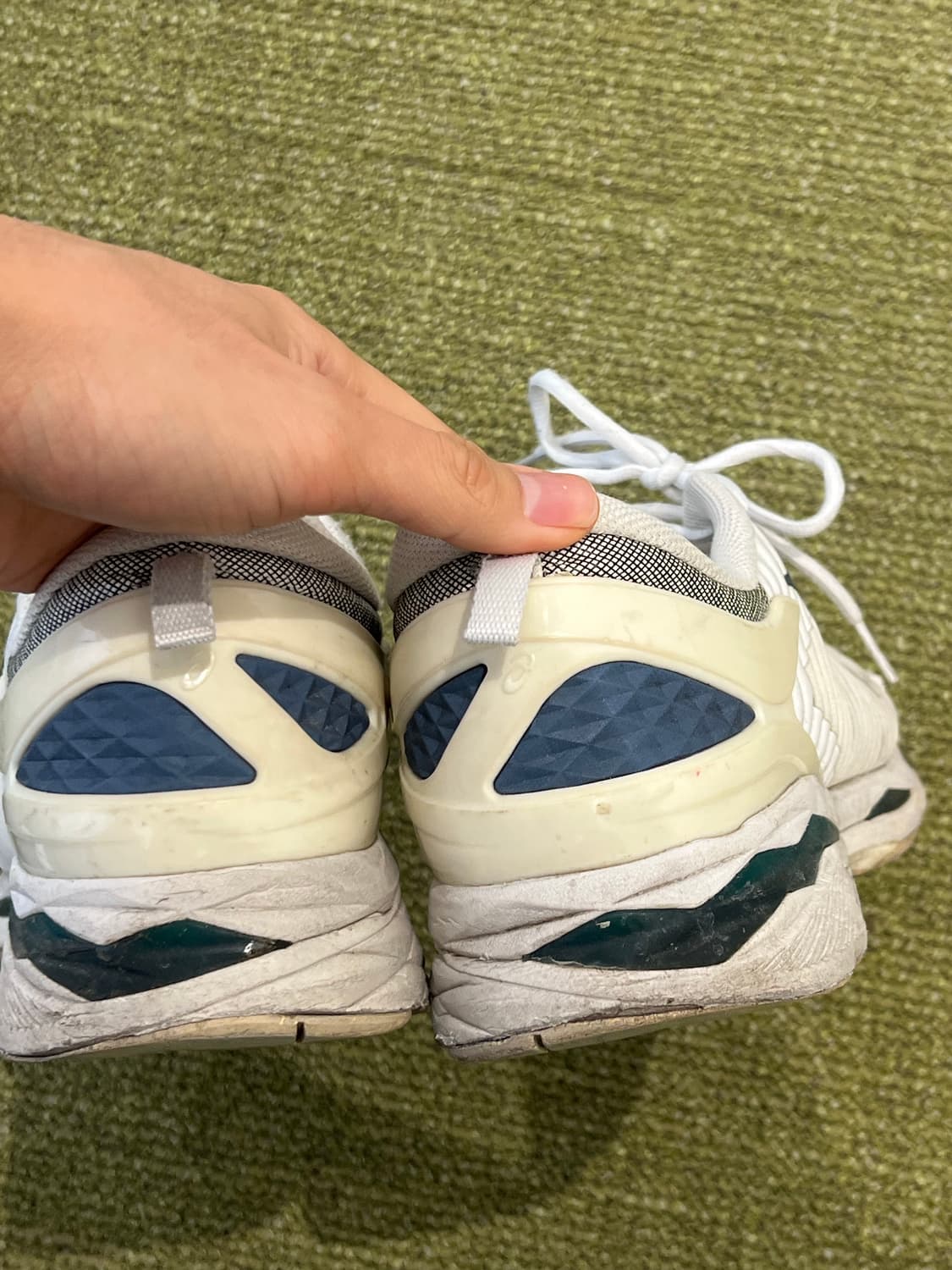 아식스x키코 젤델바2 크림화이트 290 상품이미지6