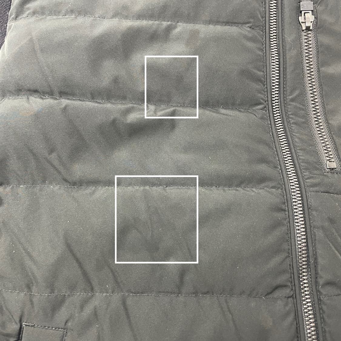 내셔널지오그래픽 블랙 패딩 니트 짚업 자켓 XL 상품이미지4