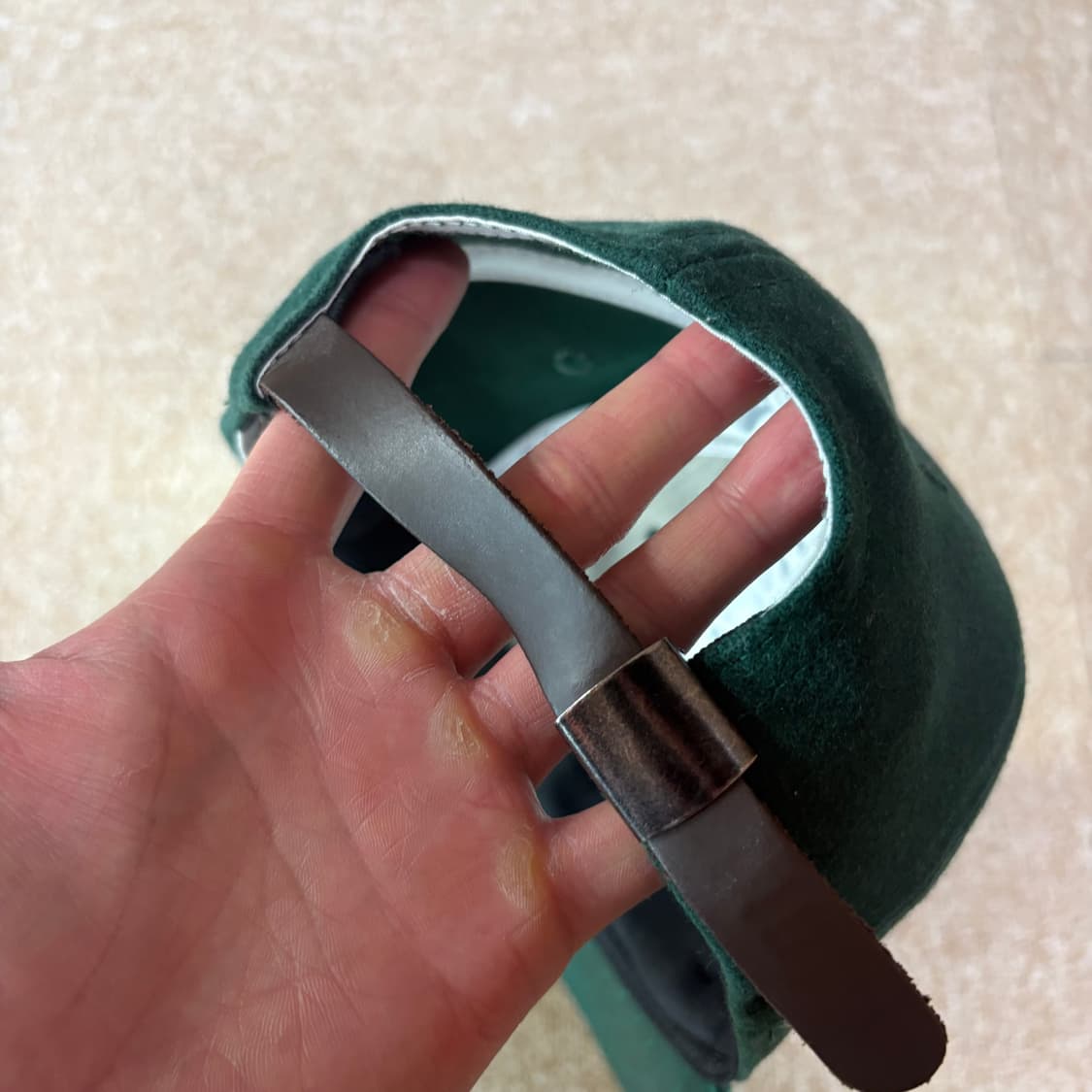 이벳필드 usa 플라넬 볼캡 그린 상품이미지4