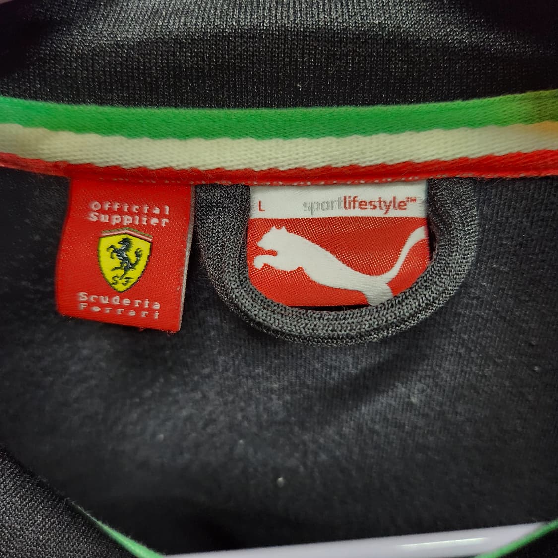푸마x페라리 콜라보 레이싱 져지 L(L) 상품이미지6
