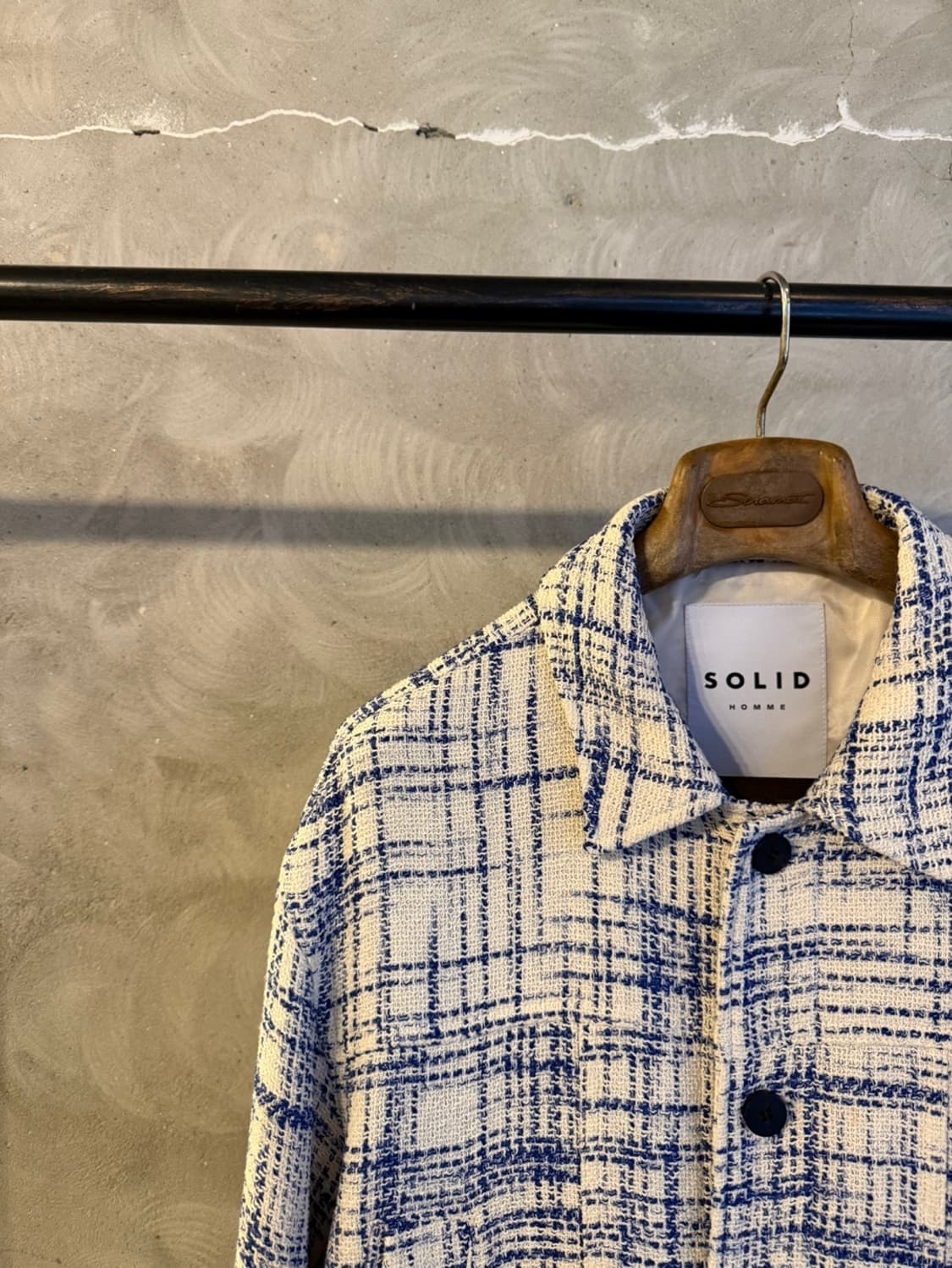 솔리드옴므 트위드 블루종 100 상품이미지2