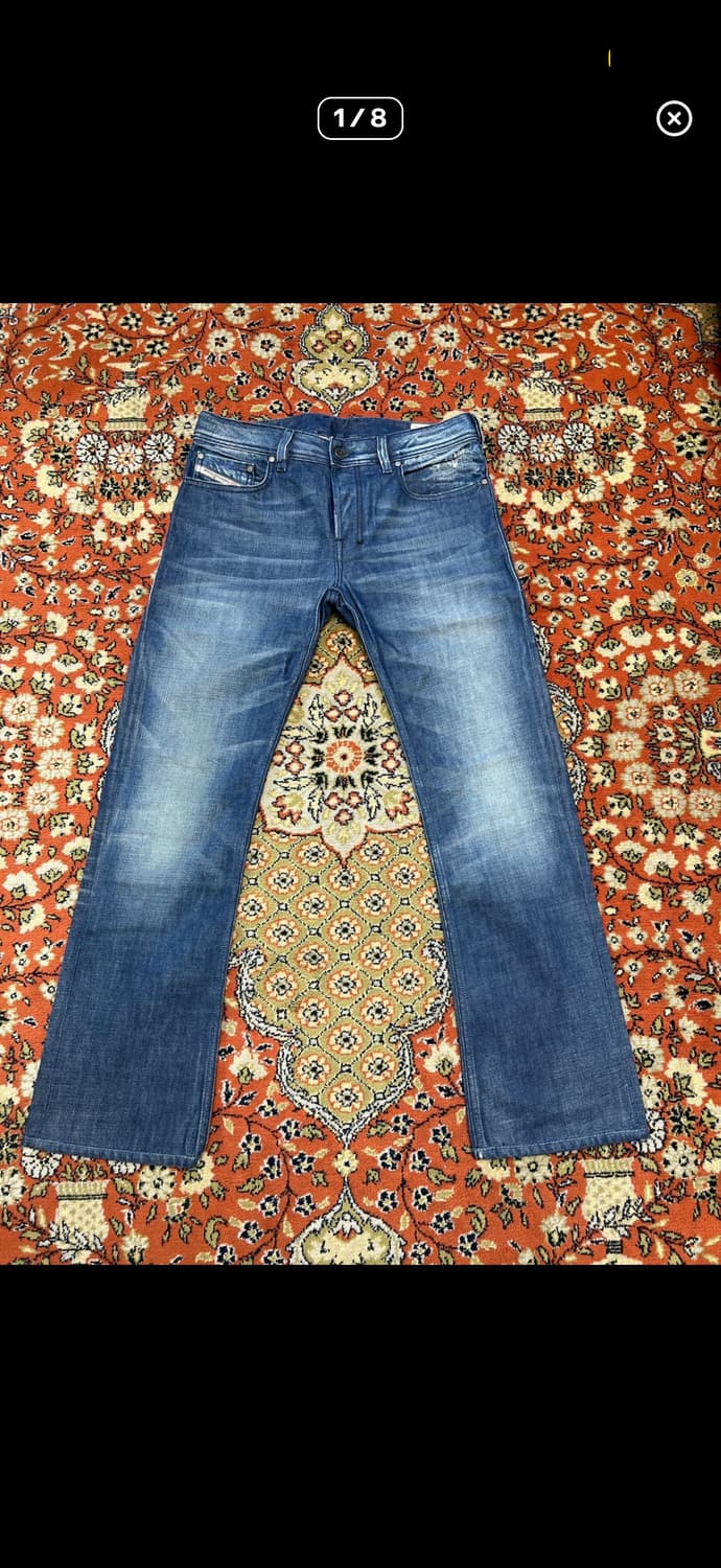 [30] 디젤 자탄 플레어 부츠컷 데님 팬츠 상품이미지1