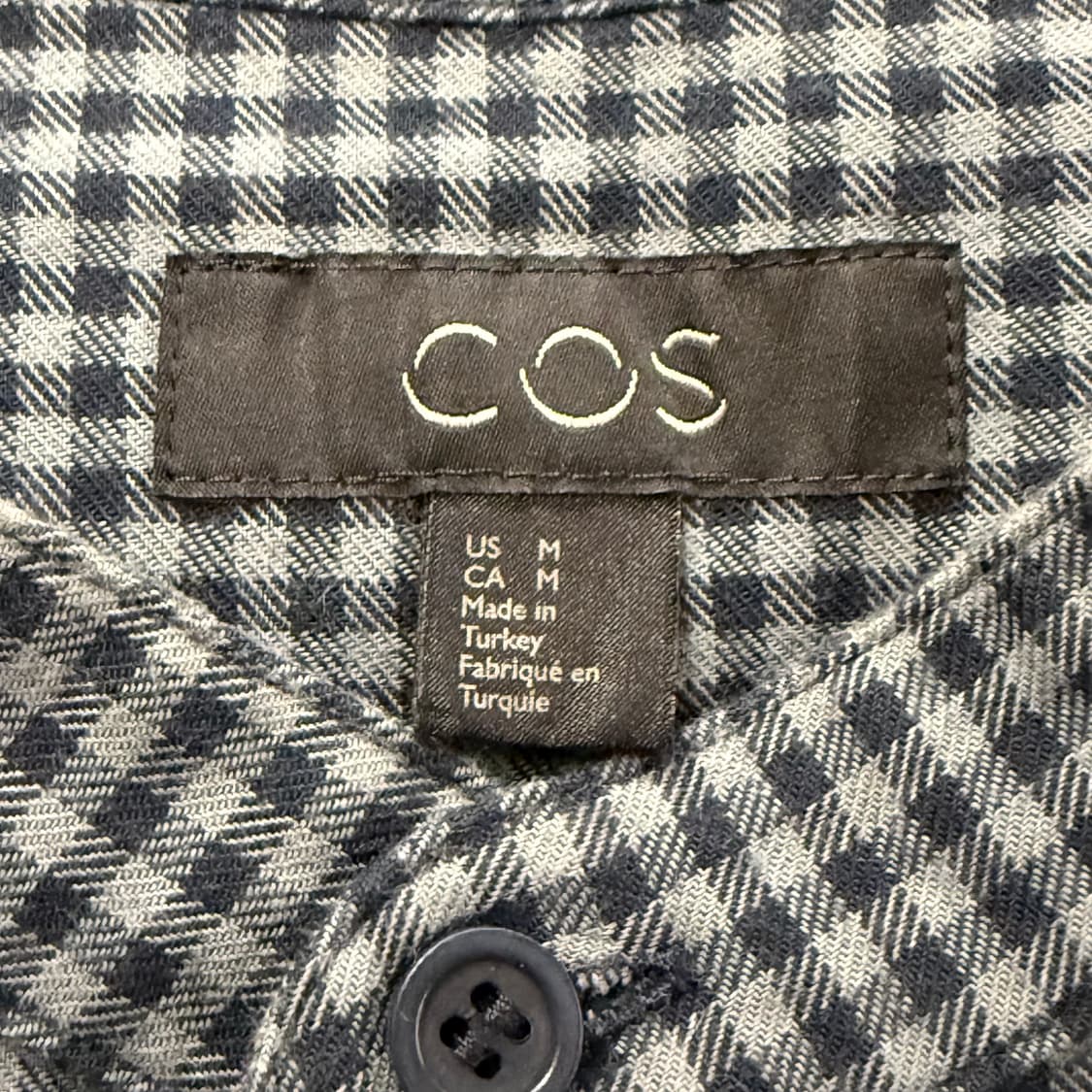 [정품/M] COS 코스 체크 셔츠 남방 b19 상품이미지6