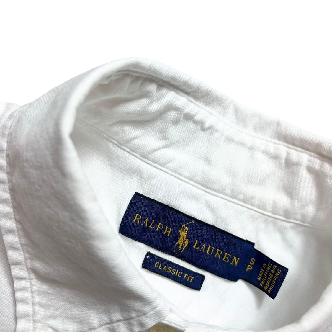 폴로 옥스퍼드면 화이트 베어 셔츠 상품이미지3