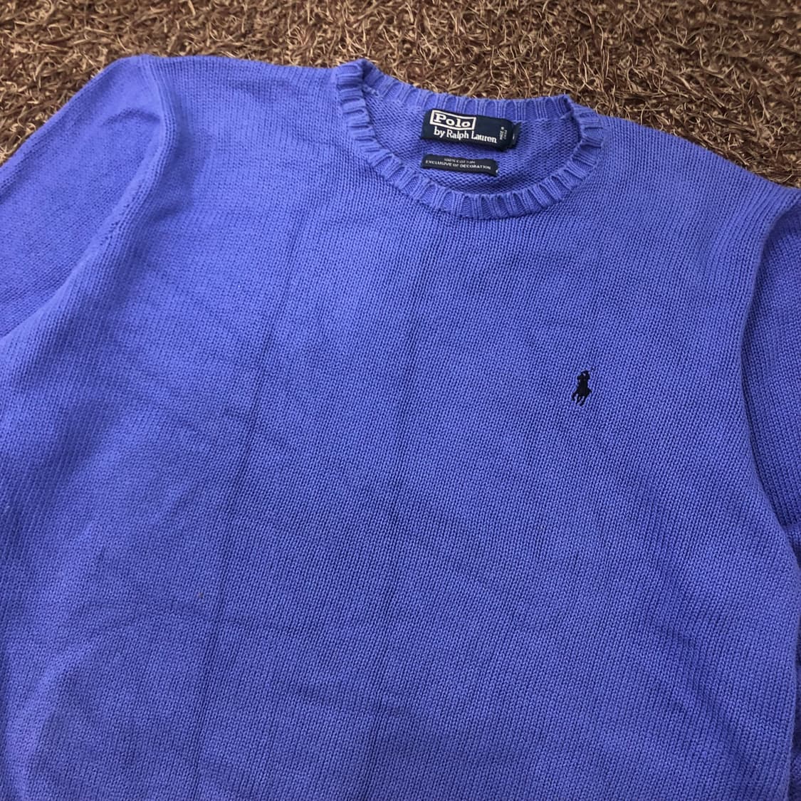 폴로 랄프로렌 블루 니트 스웨터 상품이미지3